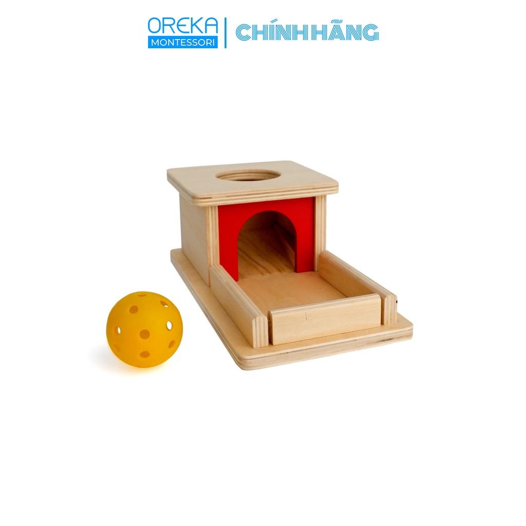 Đồ chơi trẻ em Oreka Montessori Hộp thả Đồ vật Dạng khay - 0110100