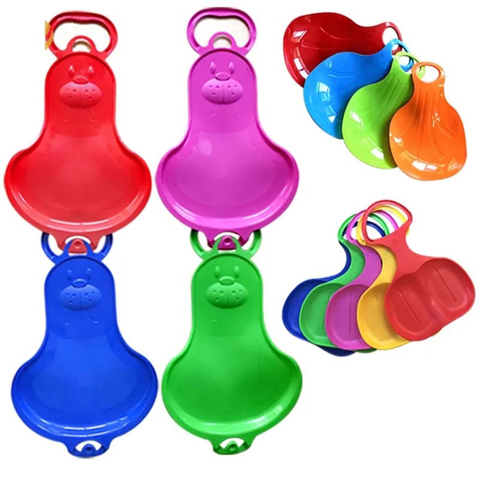 Heavy Duty Toboggan Sleigh Sledding Kids Sledge Ski Board Toys Skiing Winter Snow Sled for Grass Skate Sports Garden Backyard Sand Children