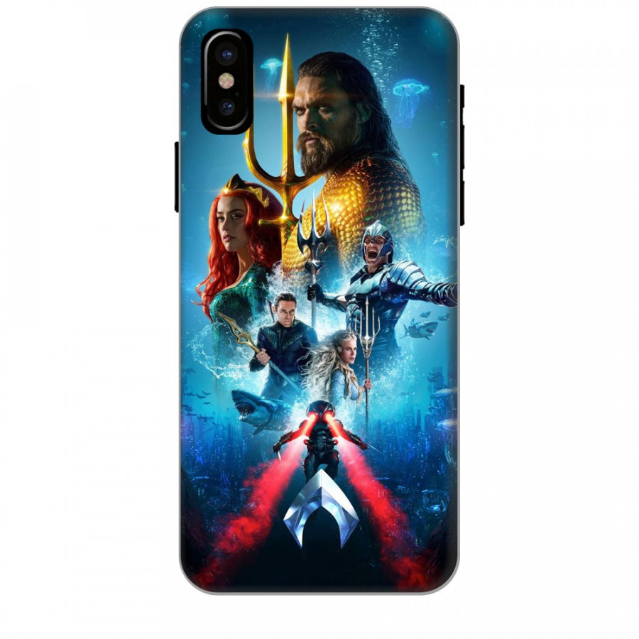 Ốp lưng dành cho điện thoại IPHONE XS MAX AQUAMAN Mẫu 1