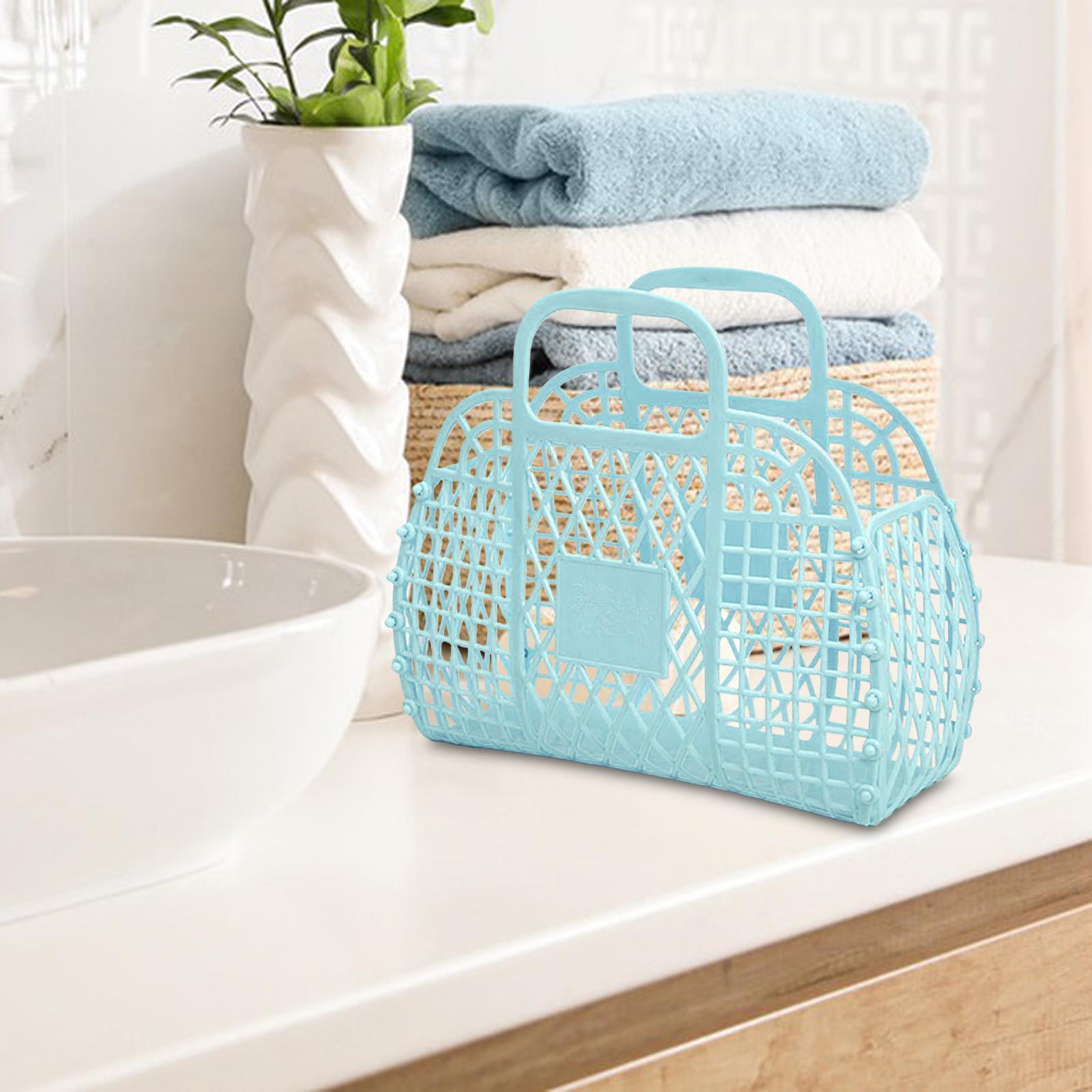 Shower Basket Dorm Beach Tote Bags for Bathroom Kitchen