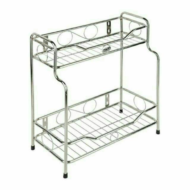 Kệ inox hình chữ nhật để gia vị hoặc trong nhà tắm hàng đẹp