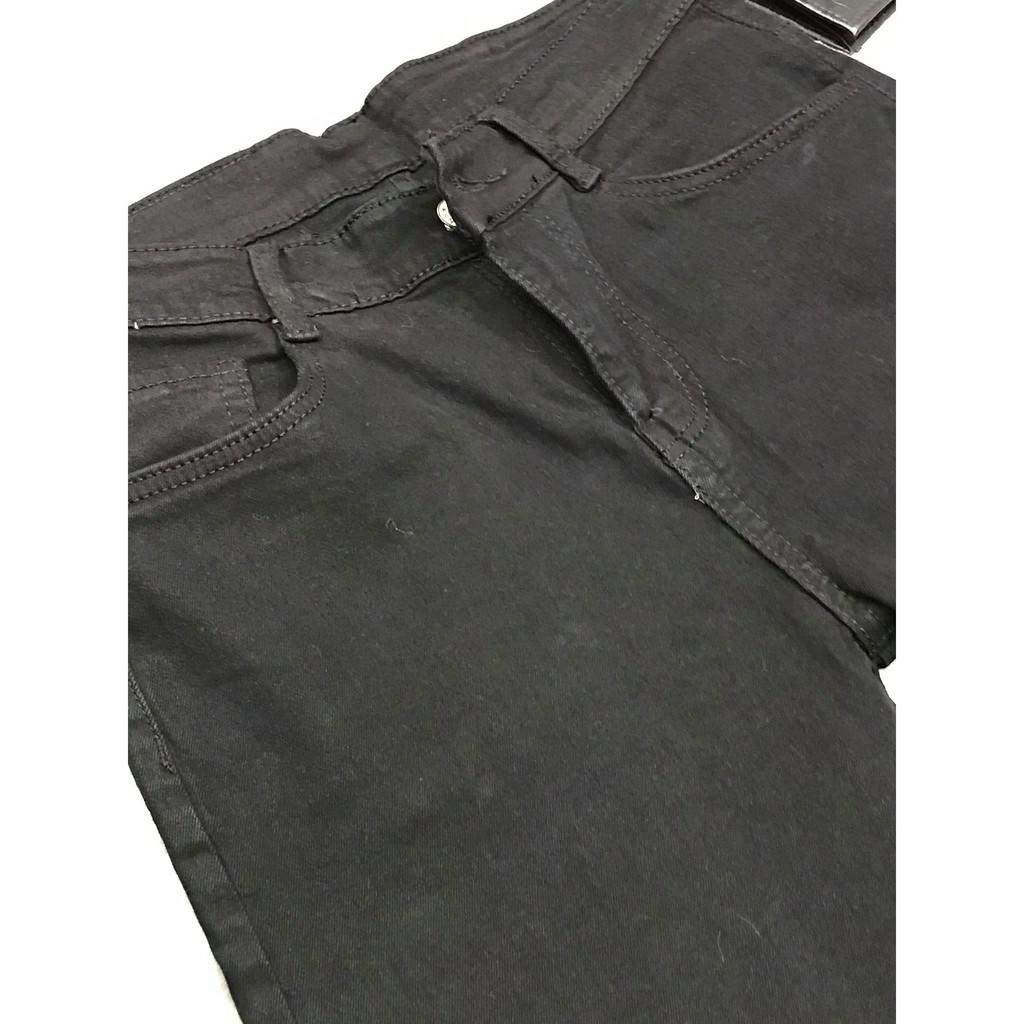 Quần jeans rách gối đen - Gin store