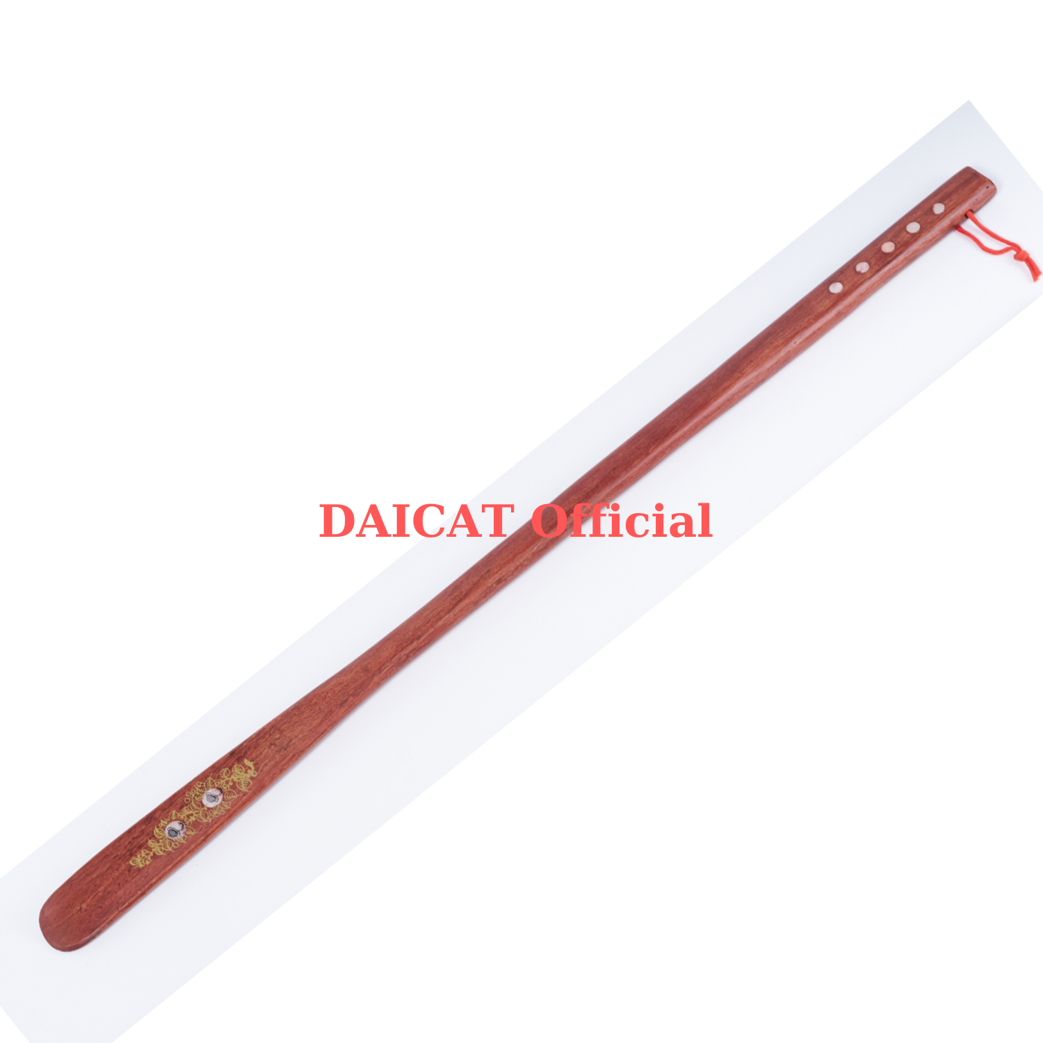 Đón gót giầy bằng gỗ muồng đen nguyên khối khảm trai DAICAT KT 70 cm Hàng chính hãng