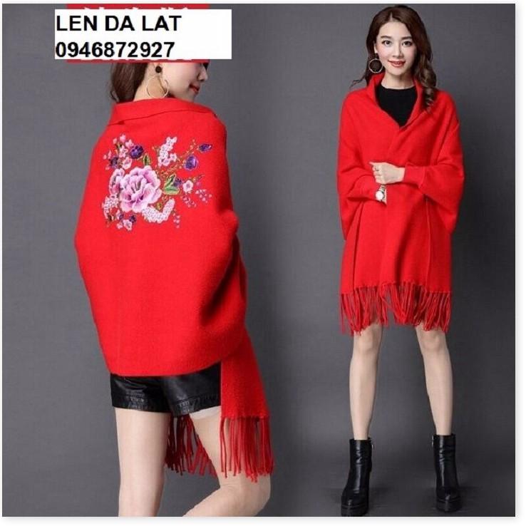 ÁO khoác len cardigan Nữ_Len Đà Lạt