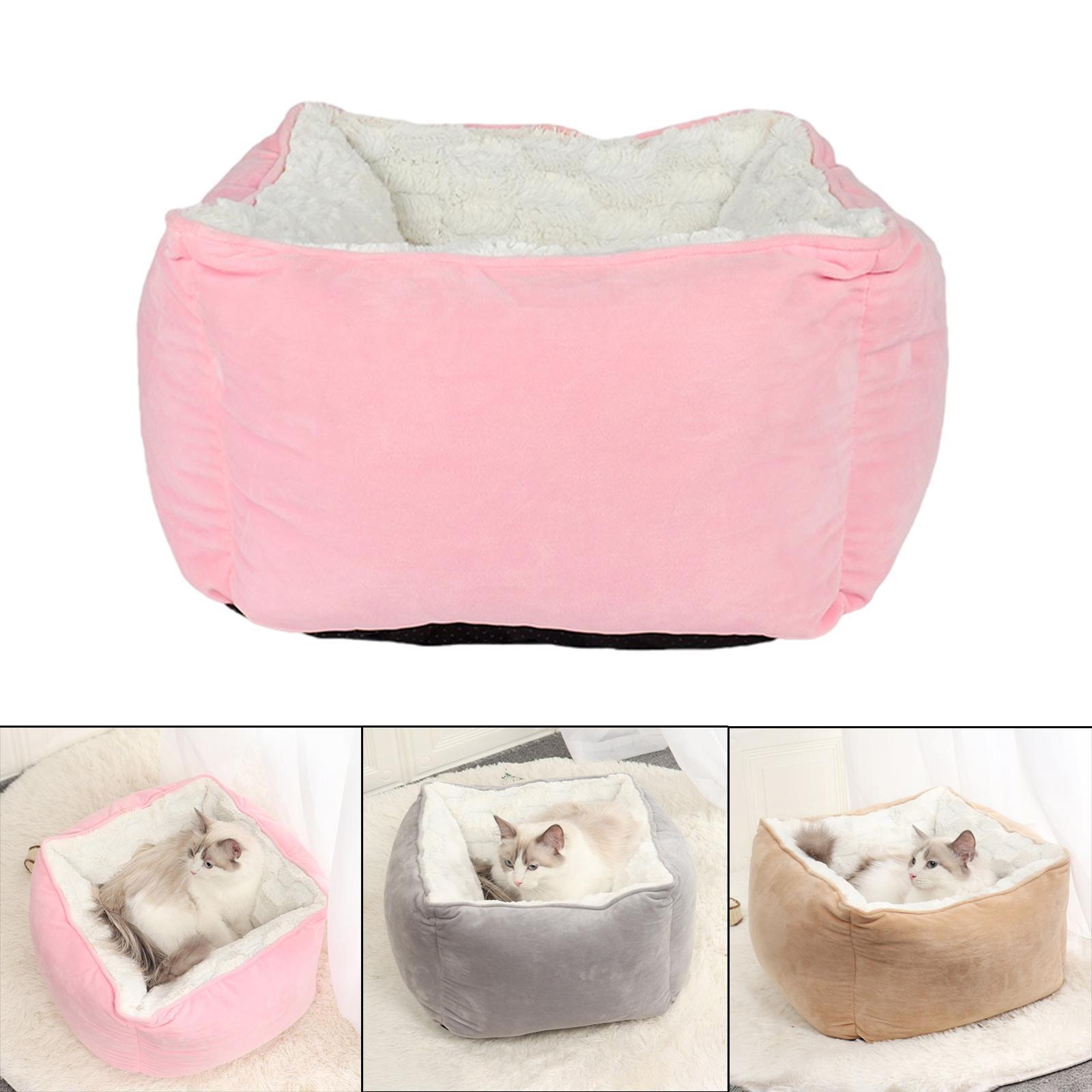 Square Dog Bed Pet Bed Autumn Winter Warm Comfortable Bed Nest Warm Dog Cat