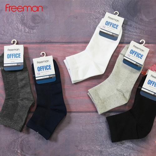 Combo 5 đôi Tất vớ cổ trung, chất liệu cotton FREEMAN