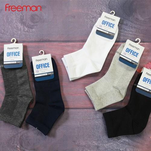 Combo 5 đôi Tất vớ cổ trung, chất liệu cotton FREEMAN [SOF30