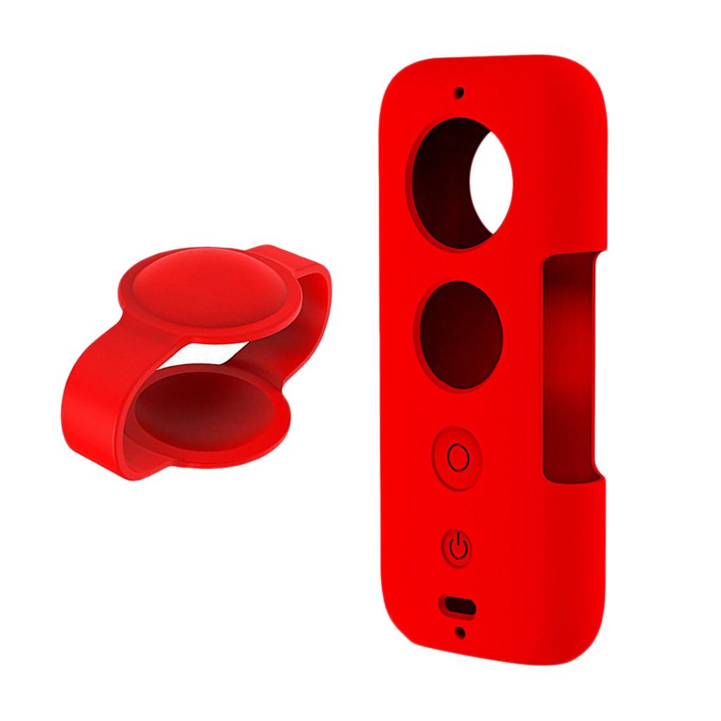 Bảo Vệ Silicone Cover Dành Cho Insta360 1 X Camera Hành Động, chống Trầy Xước Da Trường Hợp Bao Trong Nhà Và Ng