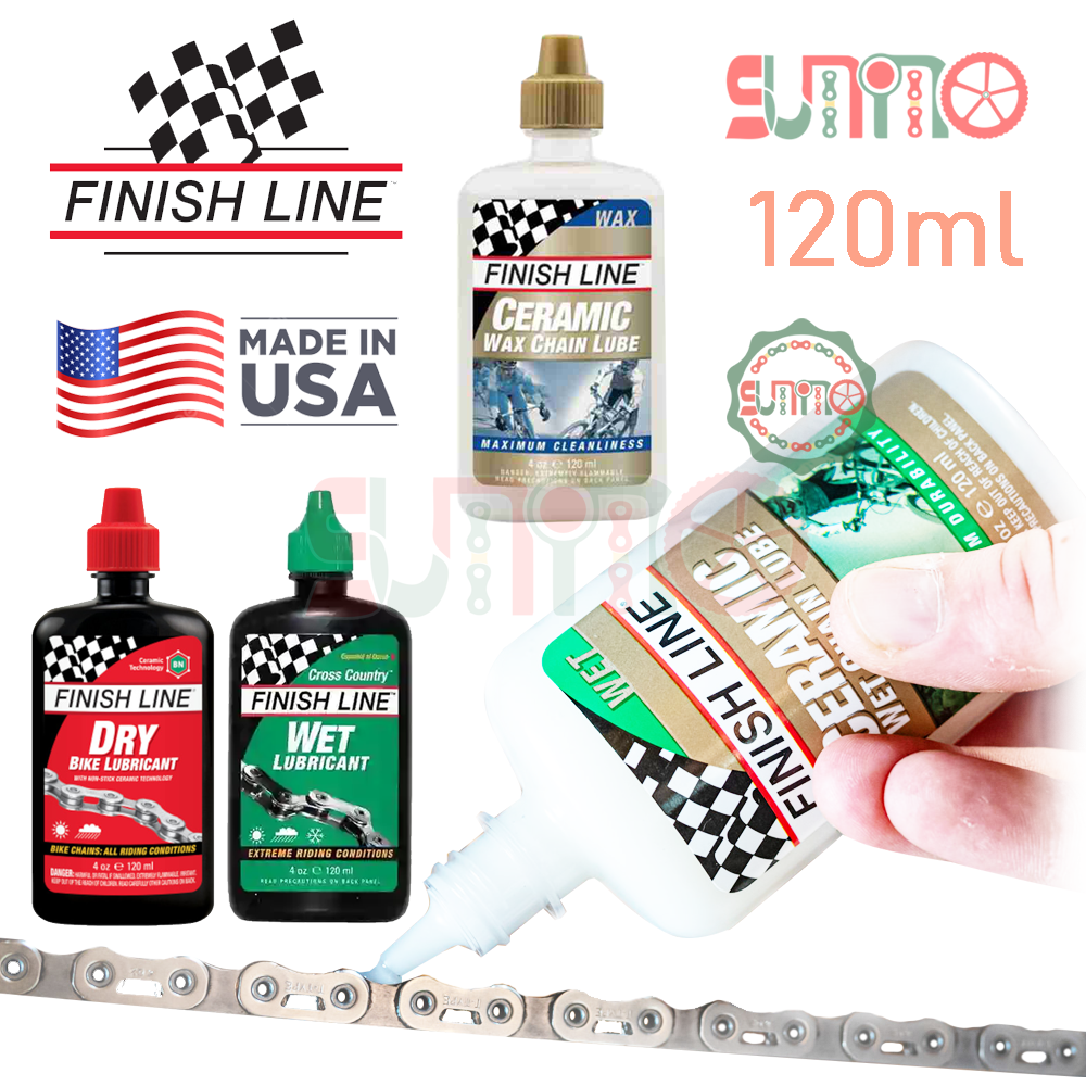 Dầu tra sên xe đạp FINISH LINE 120ml chính hãng