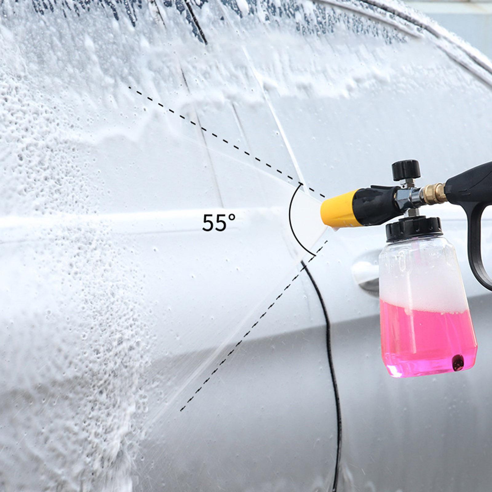 Car Wash Foam Sprayer Adjustable Garden Water Bottle for