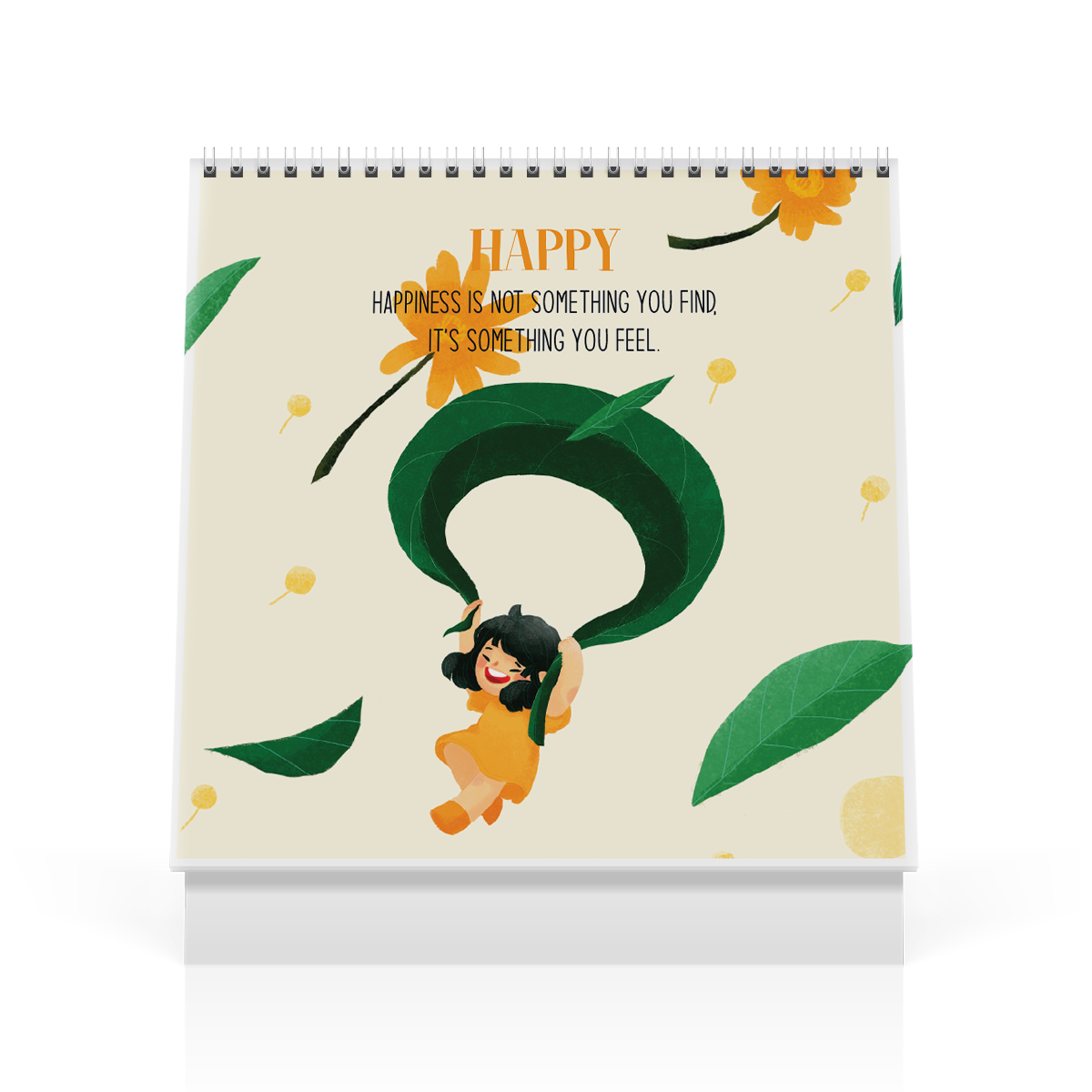 Lịch bàn 2022 Nhâm Dần 20x22 SDstationery LIVE LIKE A CHILD tiếng Anh hình vẽ em bé thiếu nhi trẻ em dễ thương