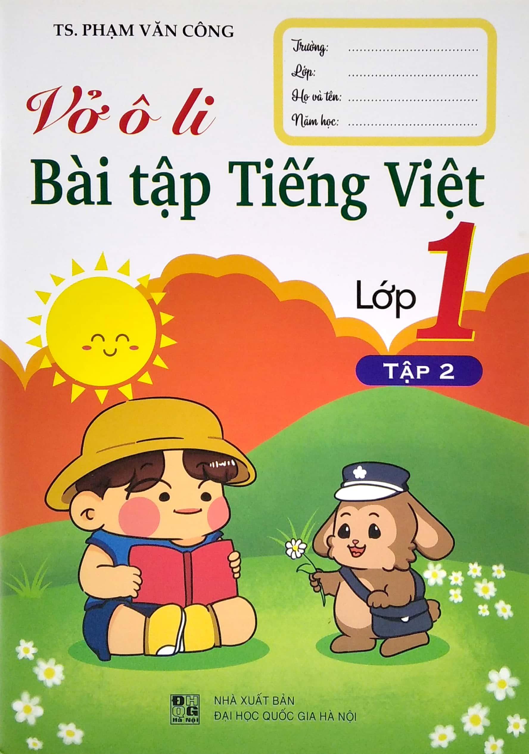 Vở Ô Li Bài Tập Tiếng Việt 1 - Tập 2