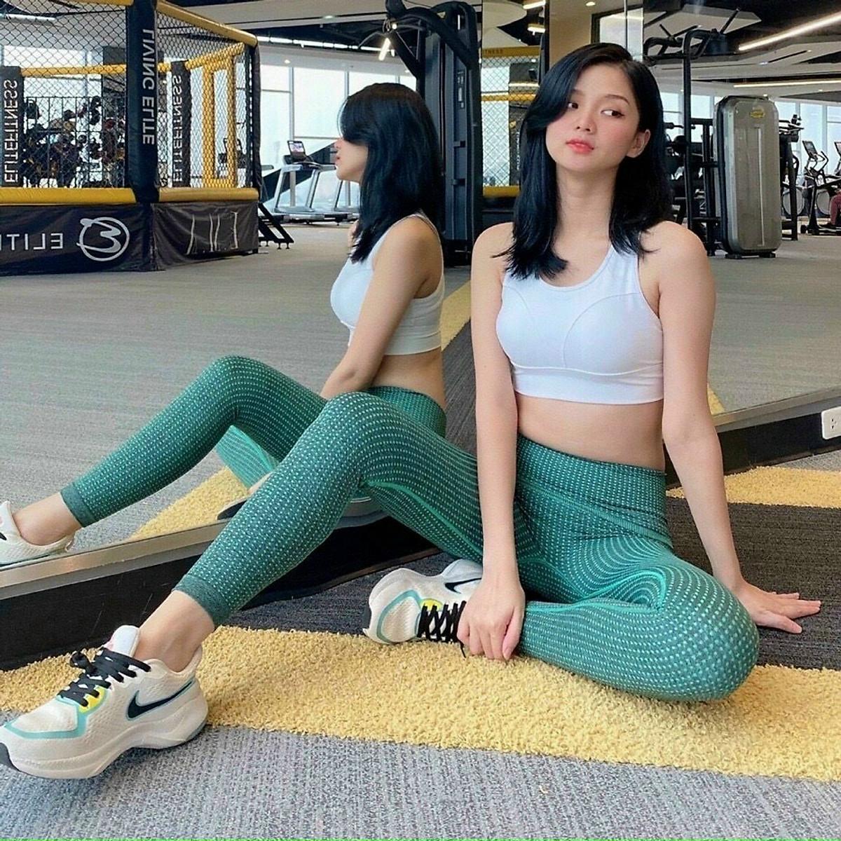 QUẦN LEGGING DÀI CHẤM MÔNG NỮ TẬP GY