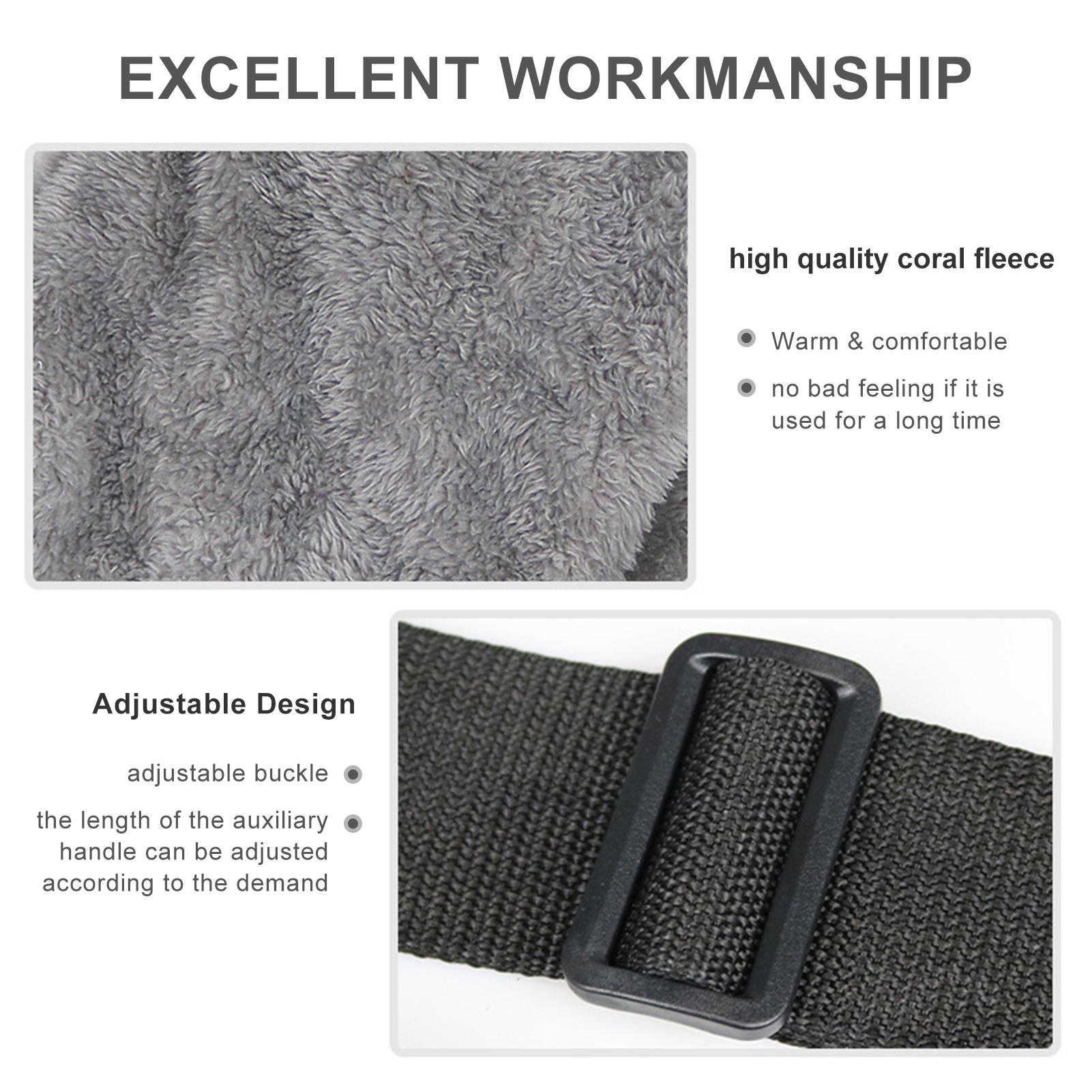 Dây đai địu chó bằng lông mềm mại, giúp vật nuôi thoải mái