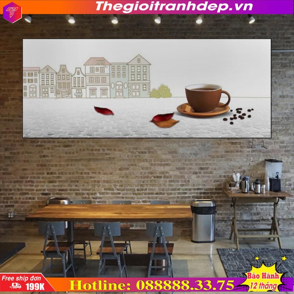 Decal dán tường cà phê - trang trí coffee- nhà hàng 60x150cm