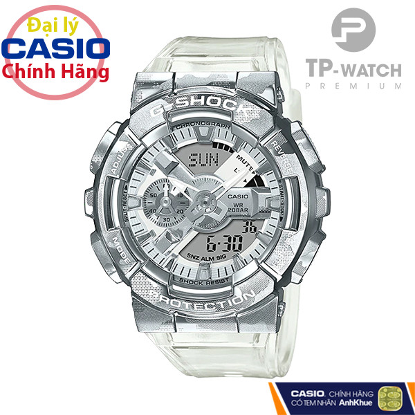 Đồng Hồ Nam G-Shock GM-110SCM-1ADR Dây Nhựa Rằn Ri Trong Suốt (Limited Edition) | G-Shock GM-110SCM-1A phiên bản giới hạn