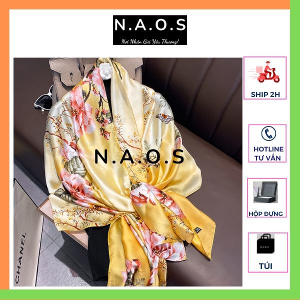 Khăn choàng lụa dài Quảng Châu 90x180cm quàng cổ-Qùa tặng 20/10-quà tặng sinh nhật-quà tặng 8/3-quà