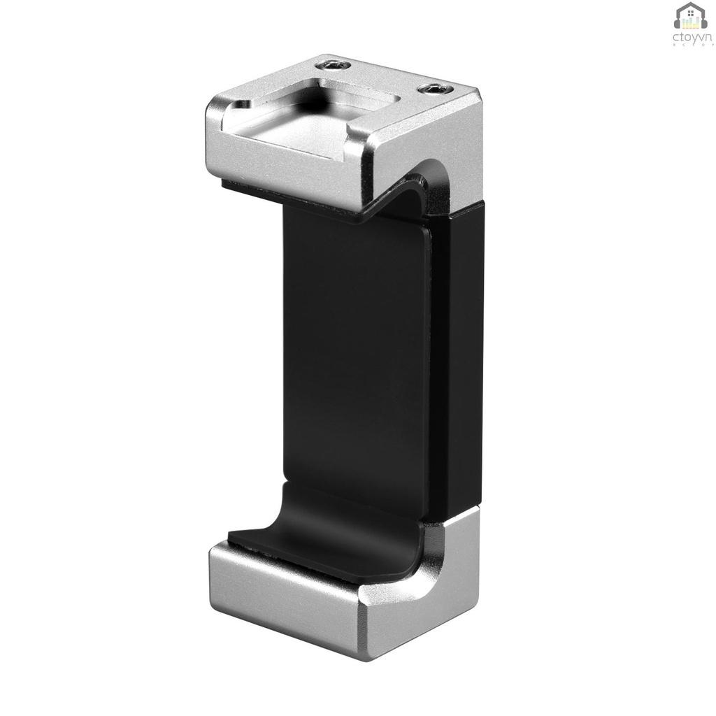 Giá đỡ kẹp điện thoại bằng hợp kim nhôm 1/4 Inch có lỗ vít tương thích với iPhone 11/X/8/7/7 Plus Xiaomi