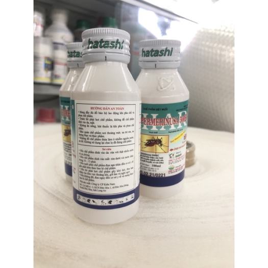 Chế Phẩm Diệt muỗi Permethrin 50EC -100ml - Sử dụng nhúng màn và phun trực tiếp
