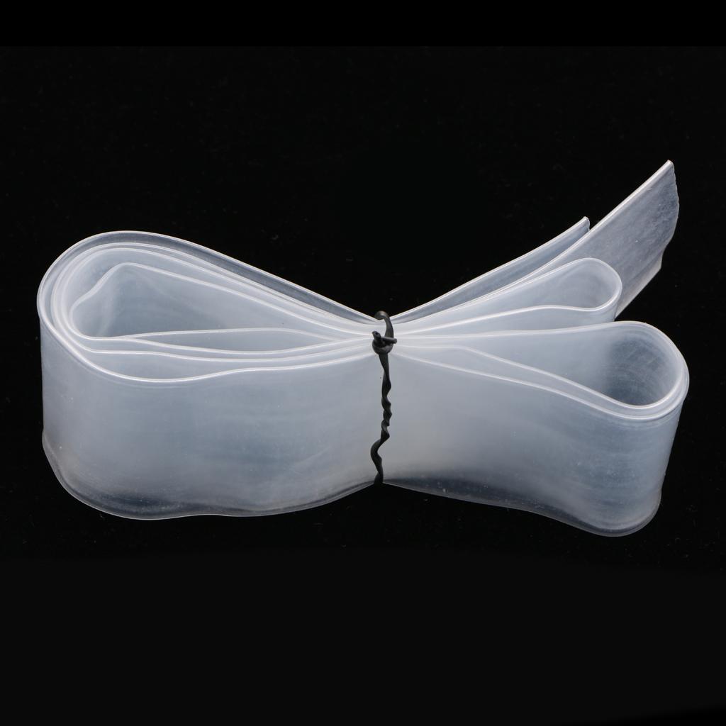 2 Chiếc 25 Mm X 1 M Polyolefin 2:1 Rõ Ràng Nhiệt Ống Ống Dây Quấn Cáp Tay