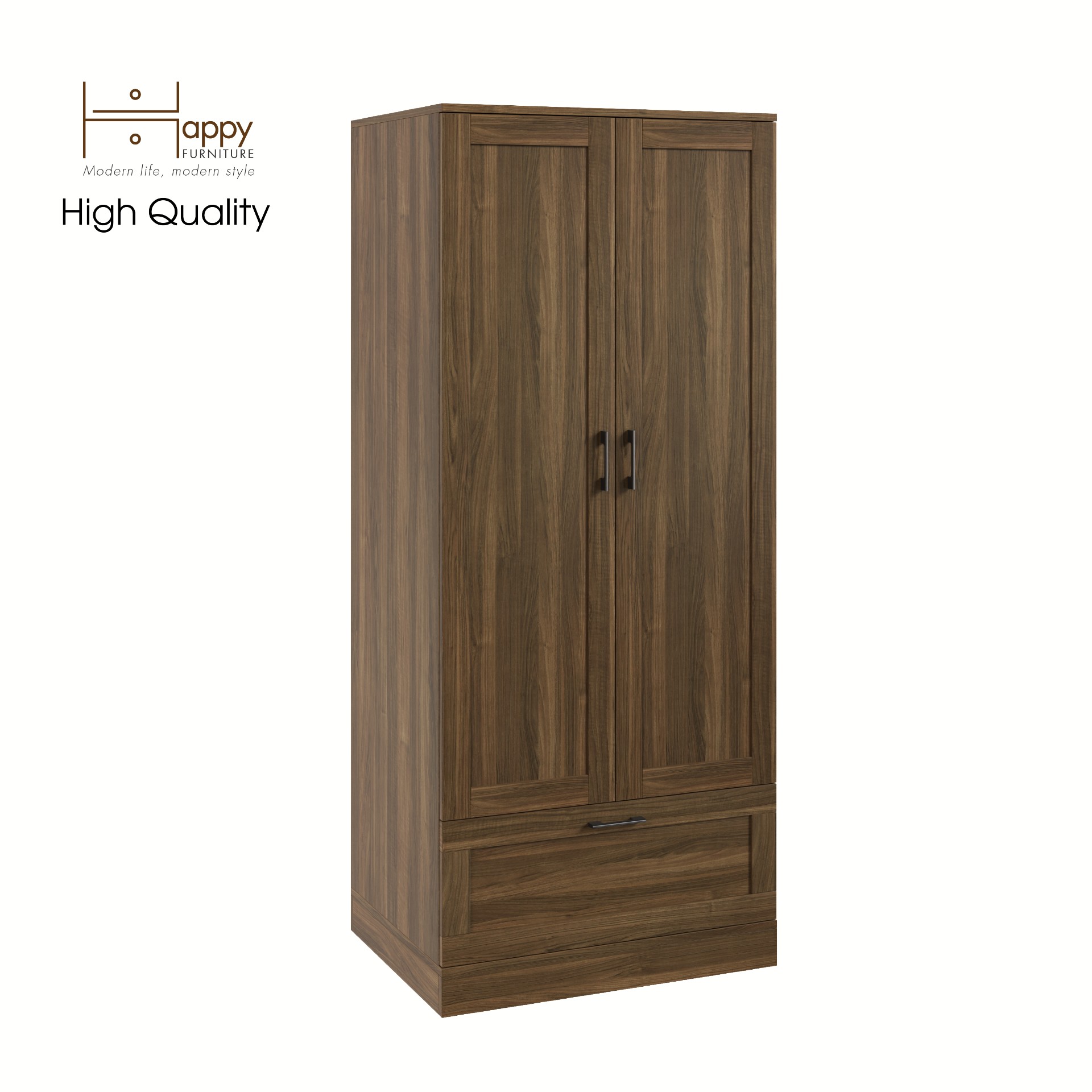 [Happy Home Furniture] SALY , Tủ treo quần áo tiện dụng,  76cm x 56cm x 180cm ( DxRxC), TCM_010