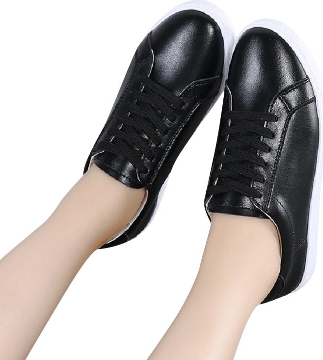Ladies casual single shoes wild simple student sneakers
