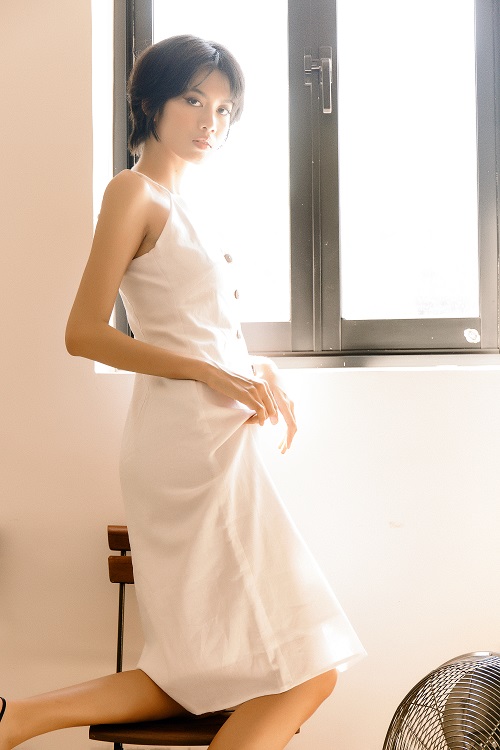 Scarlett House_Đầm dài chất liệu Linen Premium cho nàng thơ