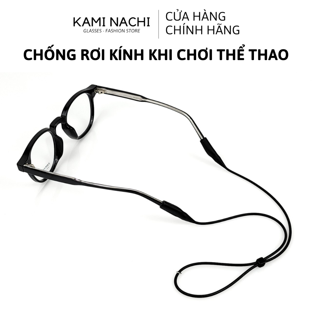 Dây đeo chống trượt cho mắt kính KAMI NACHI phiên bản nâng cấp lỗ tròn 4mm chất liệu silicon