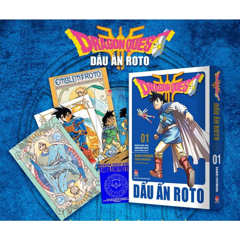 Sách - Dragon Quest - Dấu ấn Roto - Combo 5 tập từ tập 1 đến tập 5