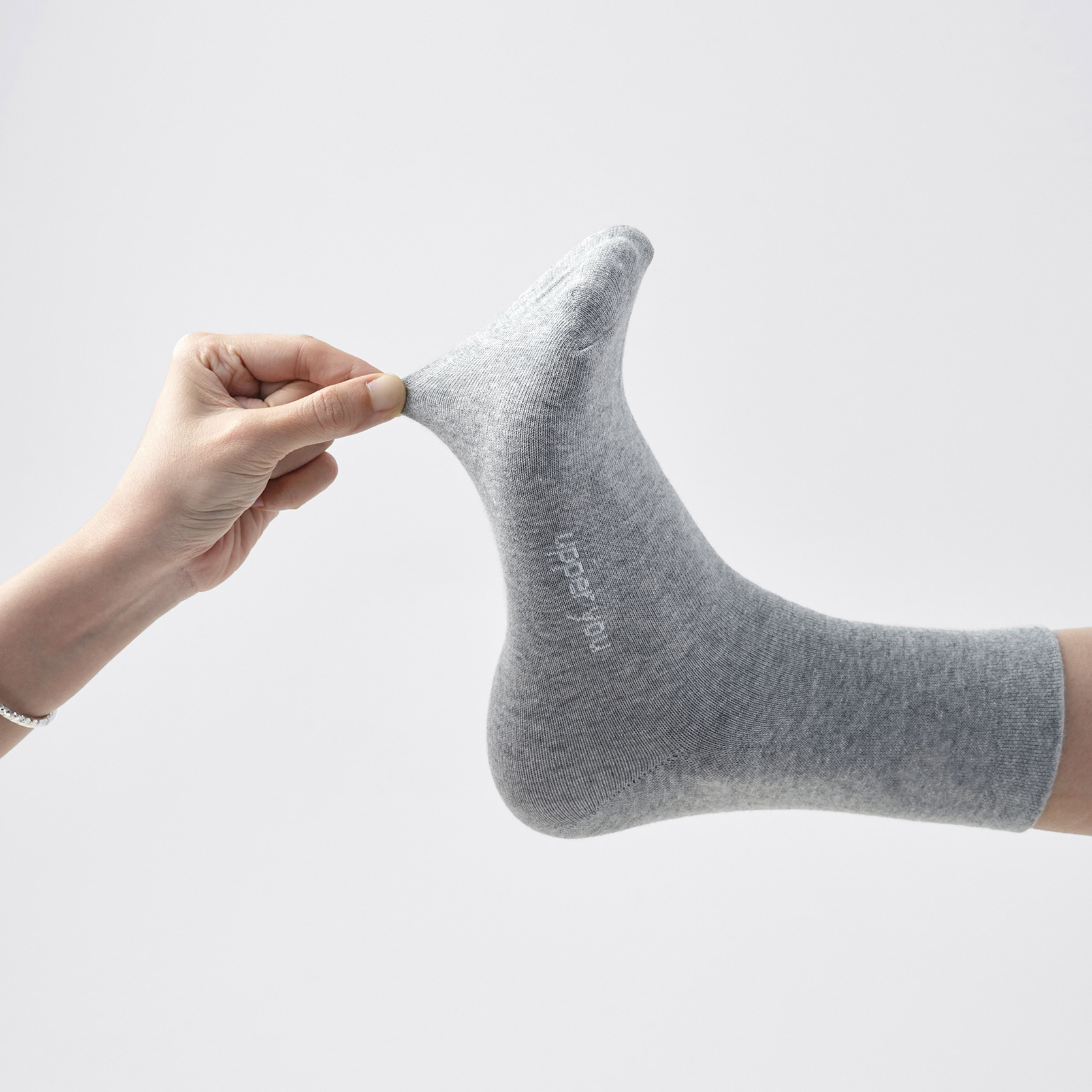 Tất Vớ Nữ Cổ Trung UPPER YOU Cotton Tự Nhiên Êm Ái Dày Dặn Thoáng Khí Khử Mùi - BSF3001