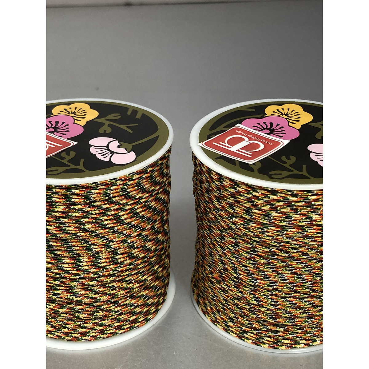 Cuộn Chỉ ngũ sắc phong thuỷ tết vòng chuỗi hạt -TL345
