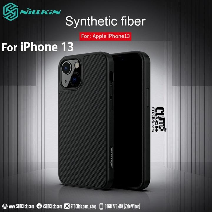 ỐP LƯNG DÀNH CHO ĐIỆN THOẠI IPHONE 13 NILLKIN SYNTHETIC FIBER
