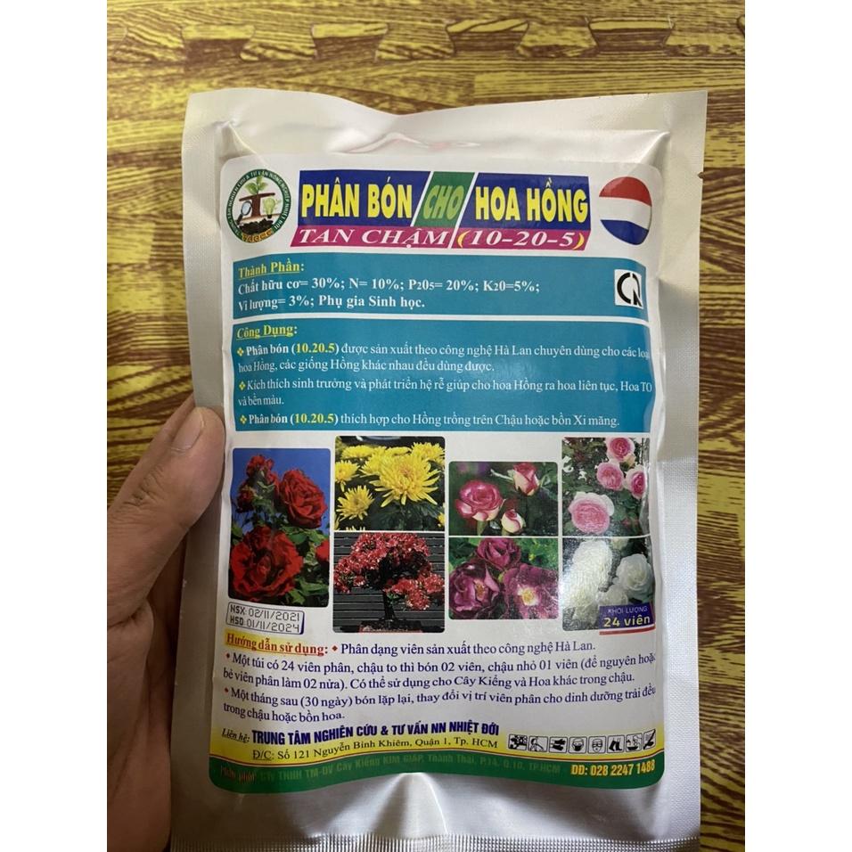 Phân bón Hữu Cơ Tan Chậm Thông minh dành cho Hoa Hồng, dùng cho cây trồng trong chậu, bồn xi măng