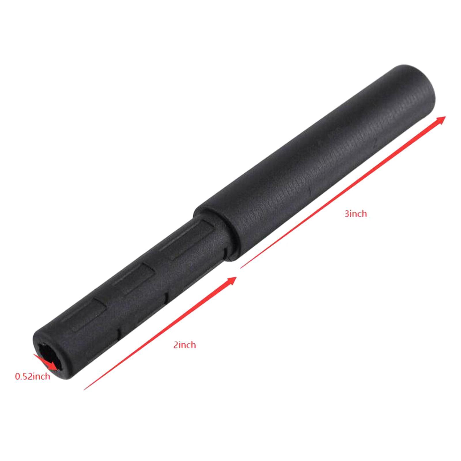 Golf Club Shaft Extension Extends Shaft Up to 3 Inches Shaft Extender , Black,