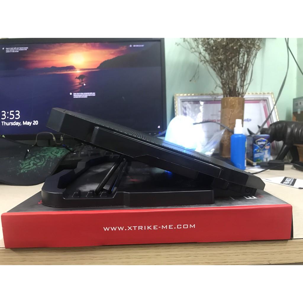 Đế tản nhiệt laptop, S18 COOLER 4 quạt mạnh mẽ, ổn định, chống ồn, dòng cao cấp cho game thủ - Hàng Chính Hãng