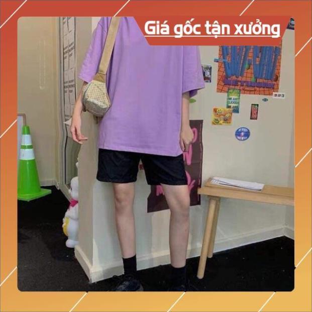 Áo Thun Tay Lỡ Trơn Unisex Kèm Ảnh Thật