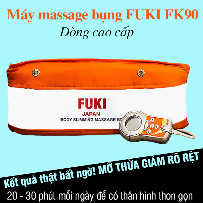 Máy massage bụng FUKI FK90 Thế hệ 2019 (màu cam)