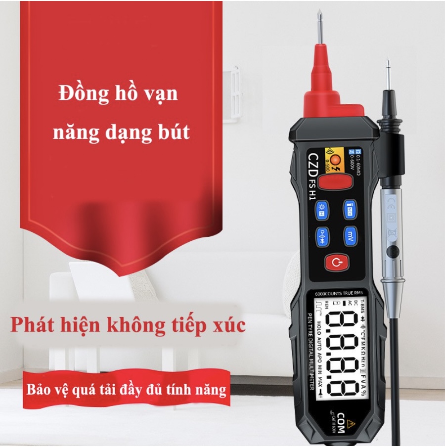 Đồng hồ đo vạn năng Phát hiện không tiếp xúc