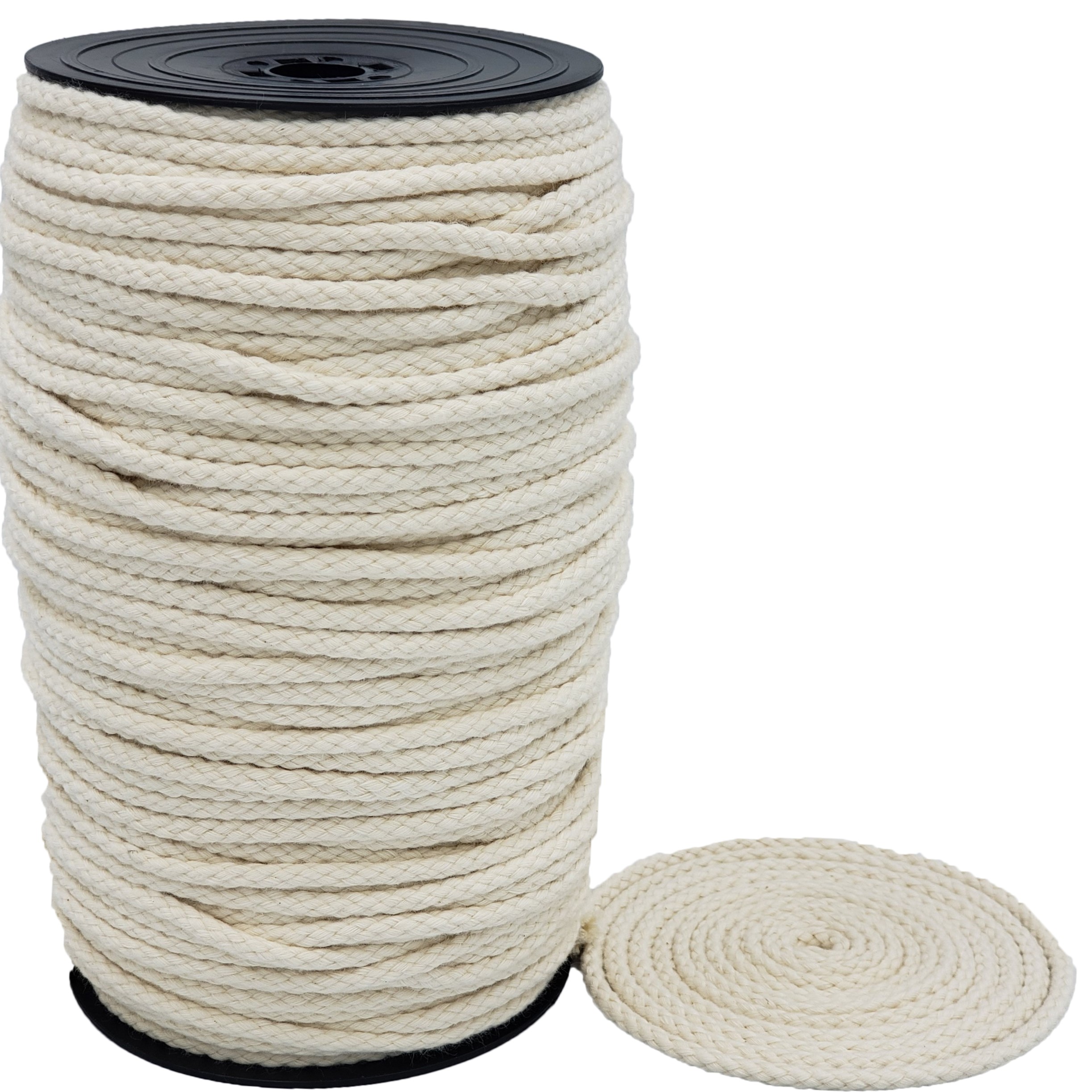 Dây Macrame ,dây dệt, dây Mắc na , 100% cotton tự nhiên để làm sản phẩm treo tường, Móc treo cây, Thủ công, Đan, Dự án trang trí, Dây cotton mềm