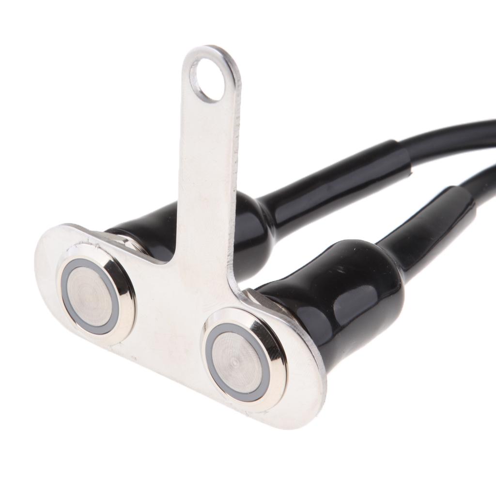 Universal Motorcycle LED Đèn Pha Đèn Sương Mù Sừng Công Tắc Tay Lái