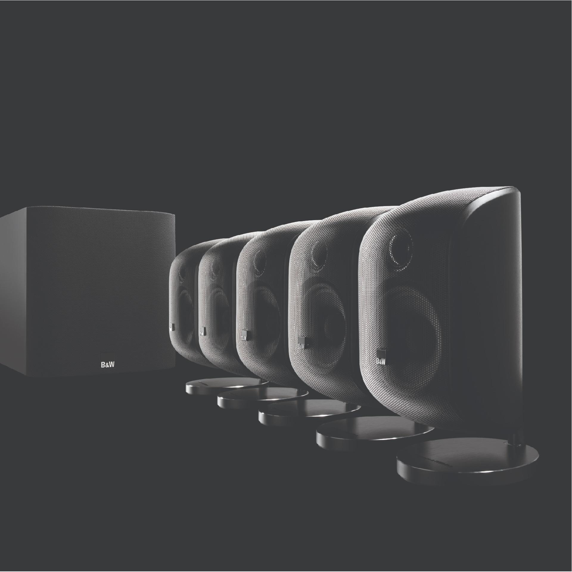 Bowers &amp; Wilkins MT-50 Home Theatre System (Đen) - Hàng chính hãng