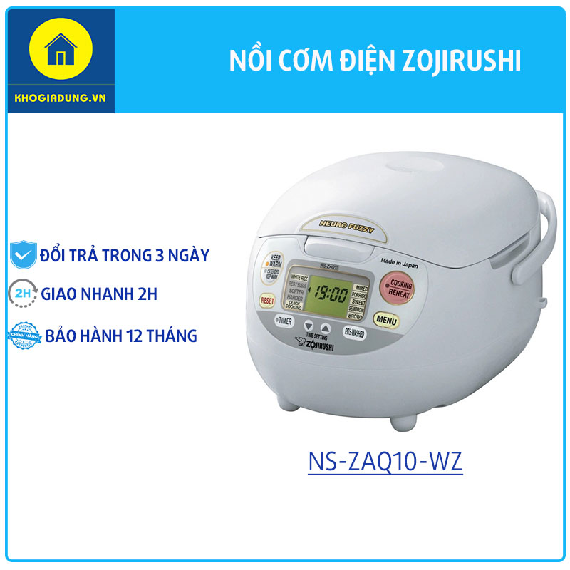 Nồi cơm điện tử Nhật mã NS-ZAQ10-WZ