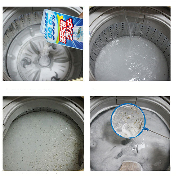 Combo Bột làm sạch lồng máy giặt cực mạnh Rocket 120g + Xà phòng dạng thanh giặt cổ áo 100g - Hàng nội địa Nhật bản