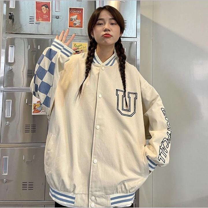 Áo Bomber / Áo Khoác Gió Nam Nữ 2 Lớp Form Rộng Unisex Họa Tiết Caro Phong Cách Hàn Quốc Siêu Cá Tính Rô Store