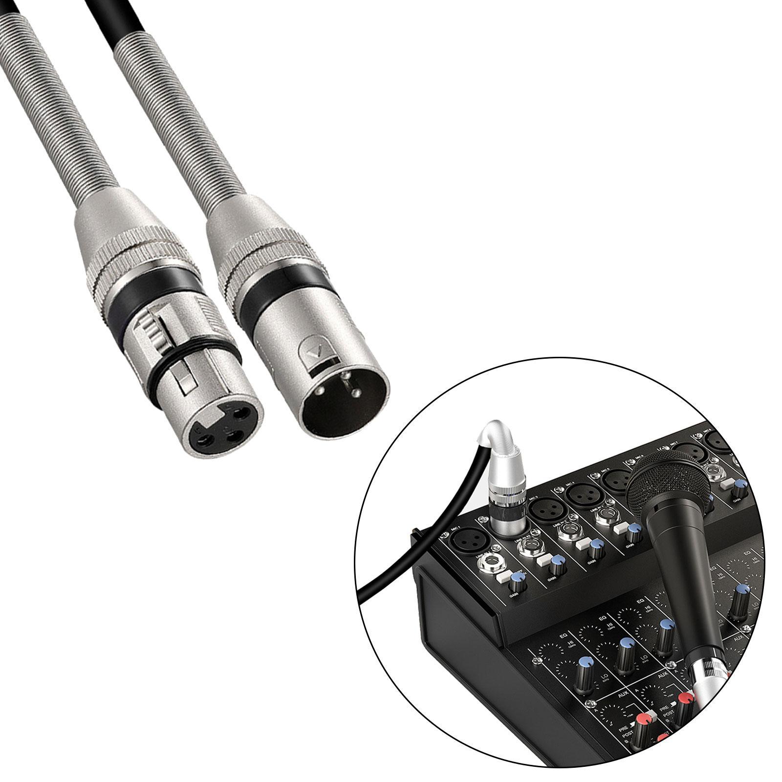 XLR Male to Female 3Pin Audio Cable Splitter Cable Audio Connector Mic Cable Male to Female  Audio Adaptor XLR Microphone Cable Premium