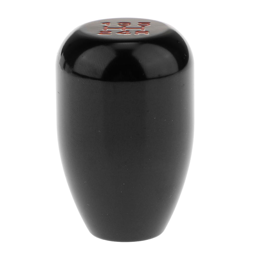 5 Speed Universal Car Gear Knob Manual Transmission Shifter Black