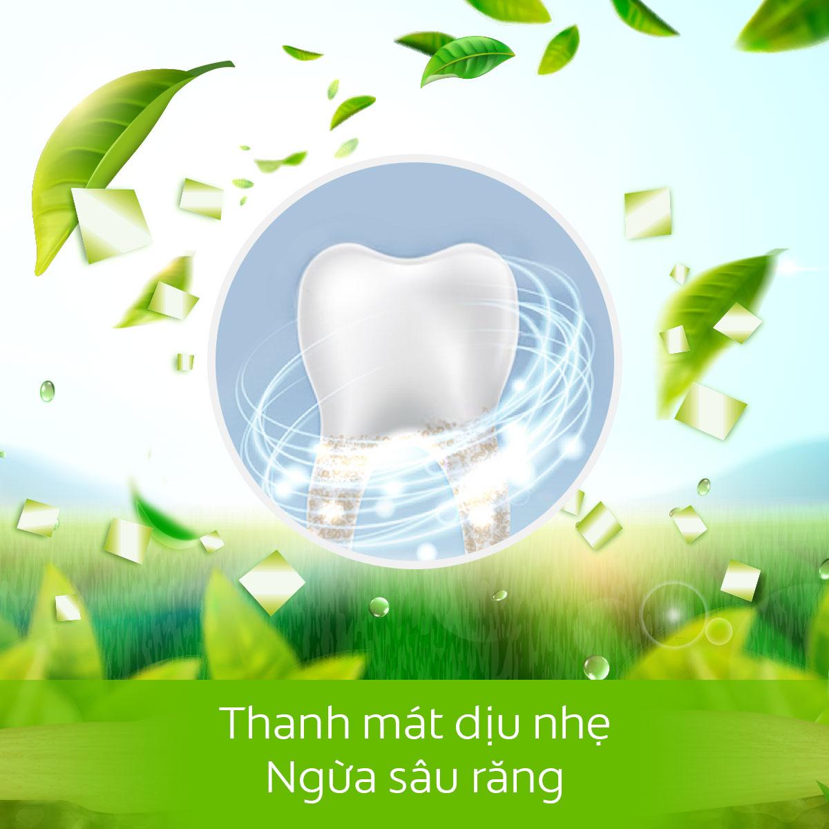 Bộ 4 Kem đánh răng Colgate Trà Xanh the mát Maxfresh 230g/tuýp tặng bàn chải đánh răng lông tơ cao cấp + tặng 1 Lốc Trident