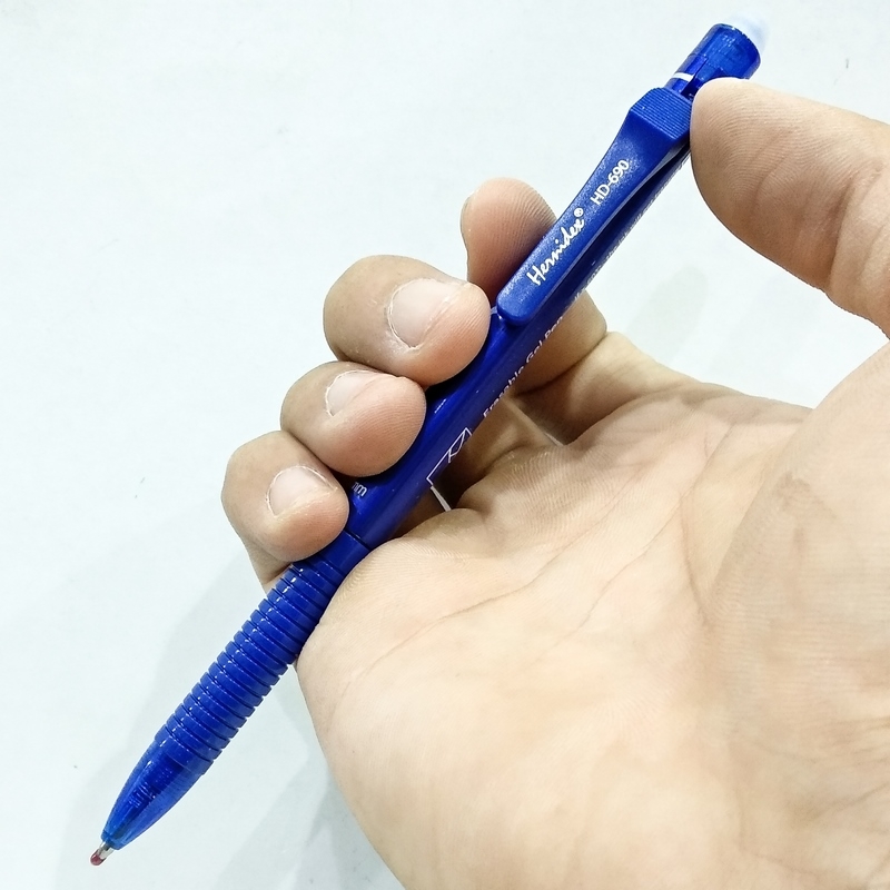 Bút Bi Có Đầu Xóa Hernidex Erasable Gel Pen HD-690 - Mực Xanh