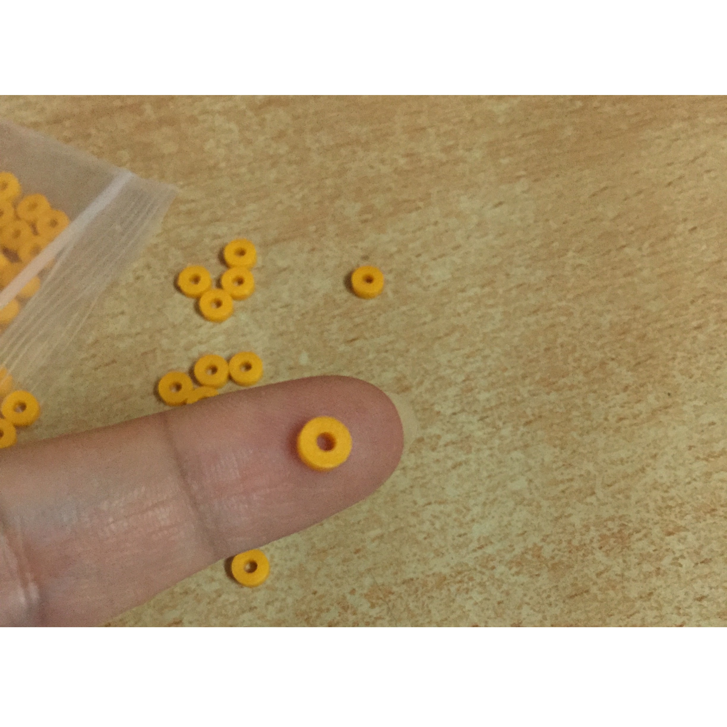 10 Vòng nhựa lỗ trục 2mm dùng để chốt cố định trục ô tô và bánh răng trong chế tạo DIY