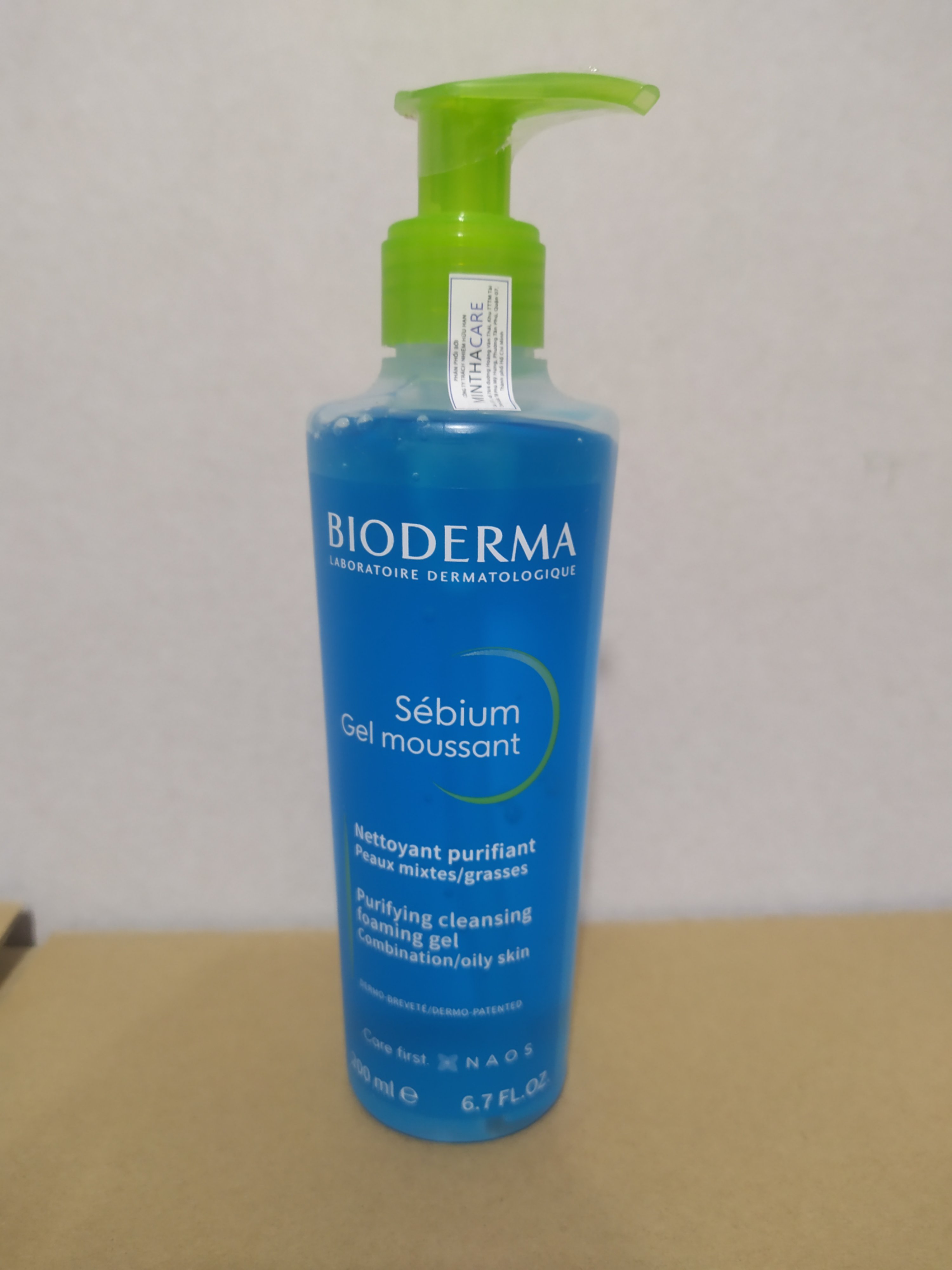 Sửa rữa mặt cho da dầu mụn Bioderma Gel Moussant giúp làm sạch, kiểm soát dầu - OZ Slim Store